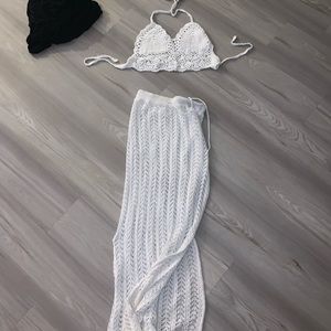 Crochet Skirt Set